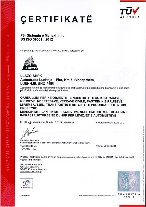 Certifications